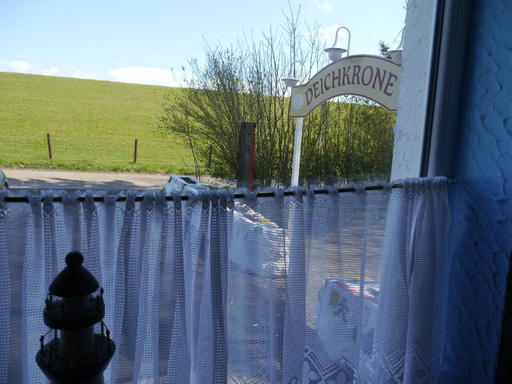 Pension Deichkrone Kleinensiel Экстерьер фото